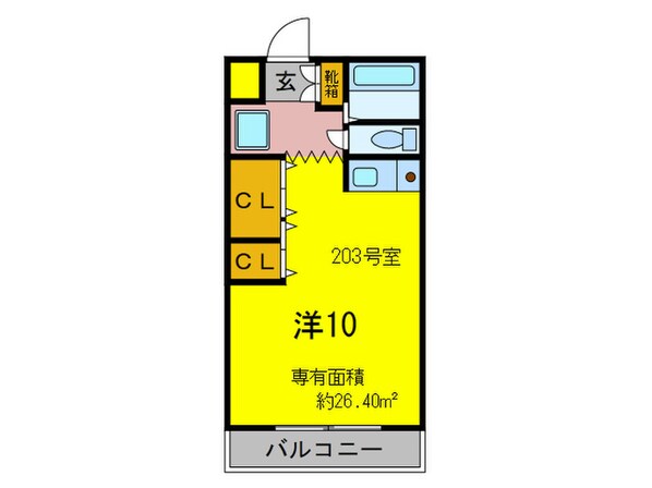 マンションセラヴィの物件間取画像